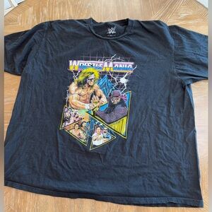 WWE Black Graphic T-Shirt
